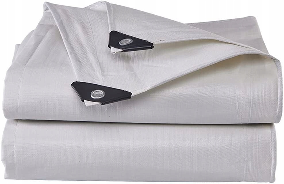 PLANDEKA GRUBA SREBRNA MOCNA OCHRONNA 2,4x3m WODOODPORNA WZMOCNIONA Długość 3 m