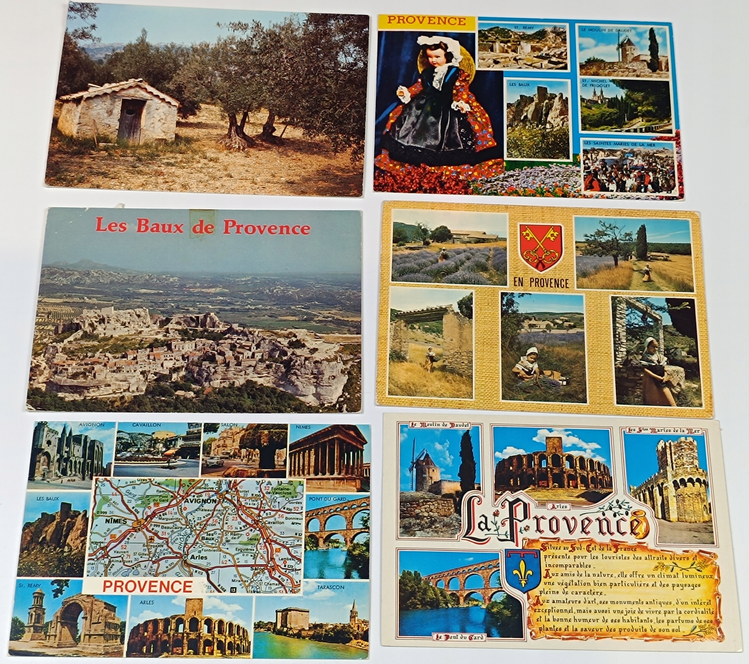 6 X PROWANSJA ŁADNA STARA POCZTÓWKA Ł55