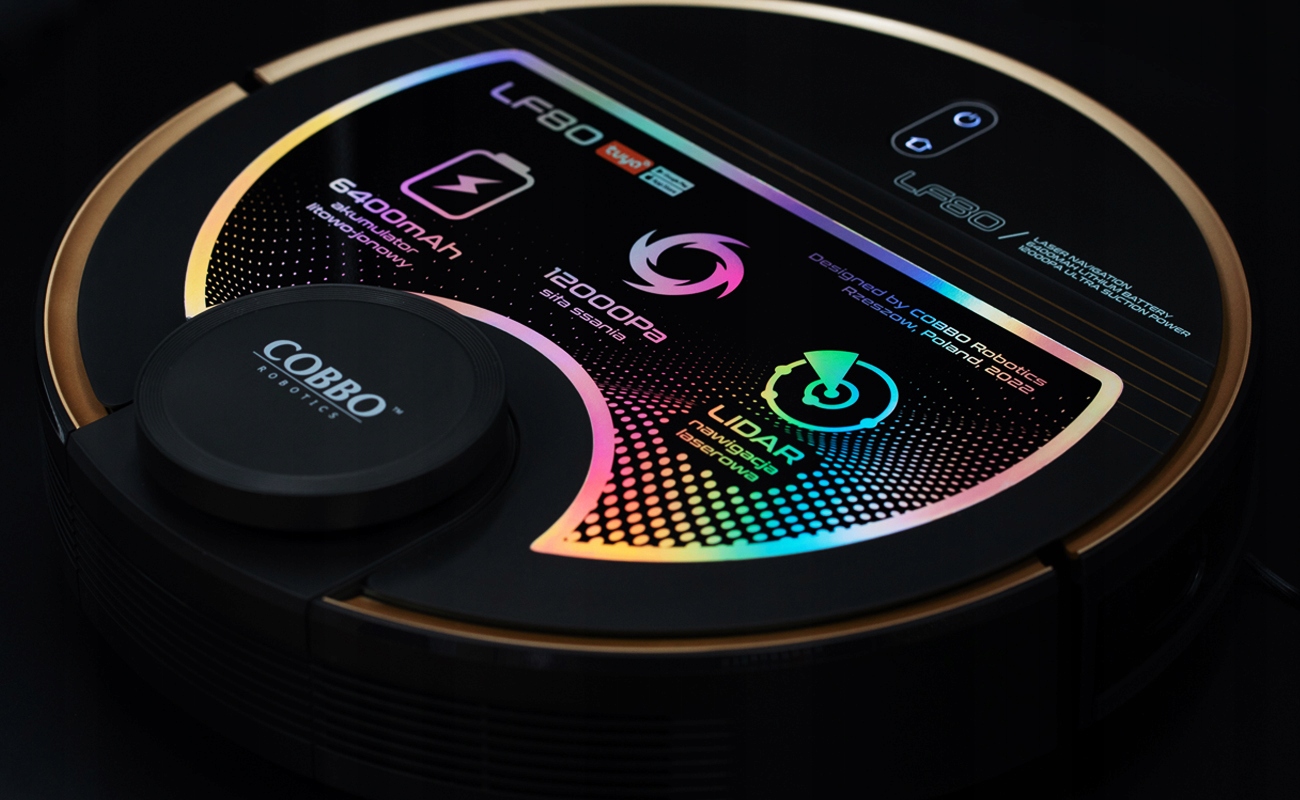 ROBOT ODKURZAJĄCO MOPUJĄCY COBBO LF80 mega XXXL Marka COBBO Robotics