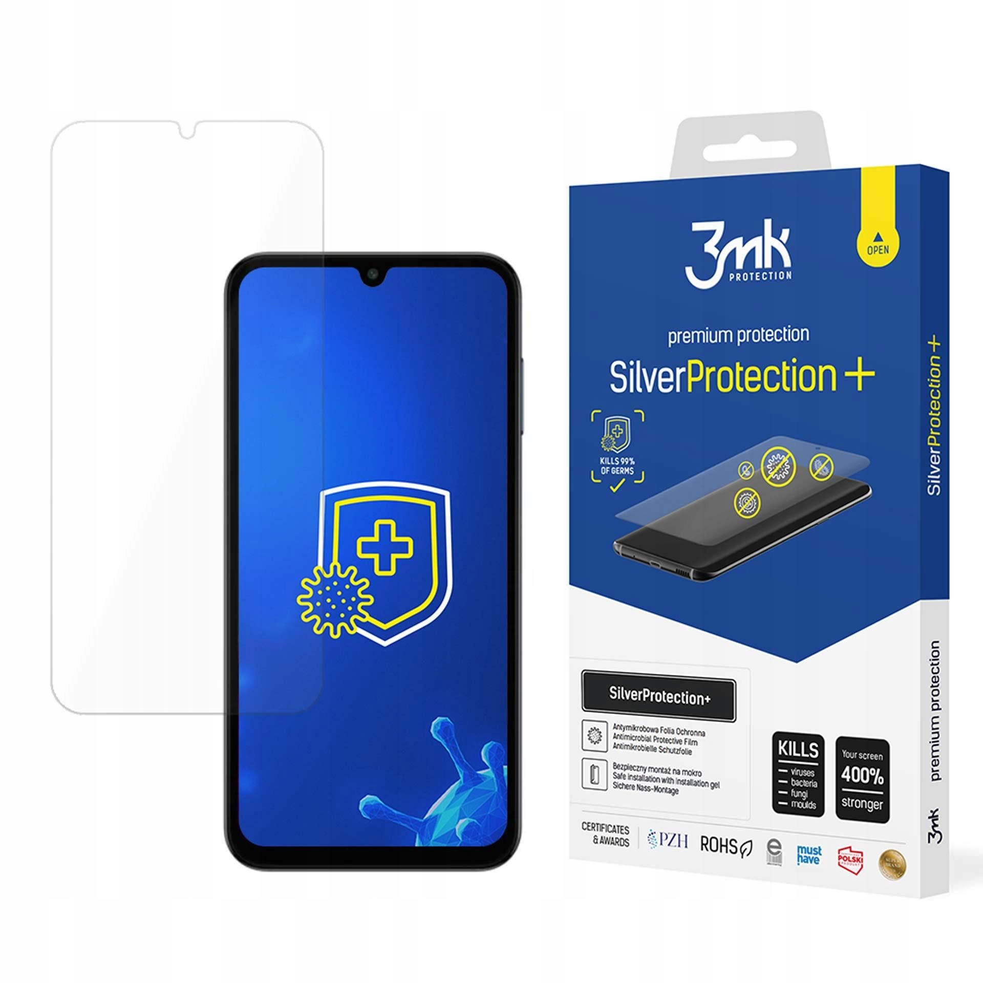 Folia ochronna do Samsung Galaxy M15 5G, na ekran, 3mk SilverProtection+