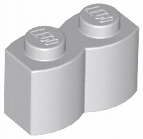 

30 szt Lego 30136 Lbg Brick 1 x 2 Log Profile