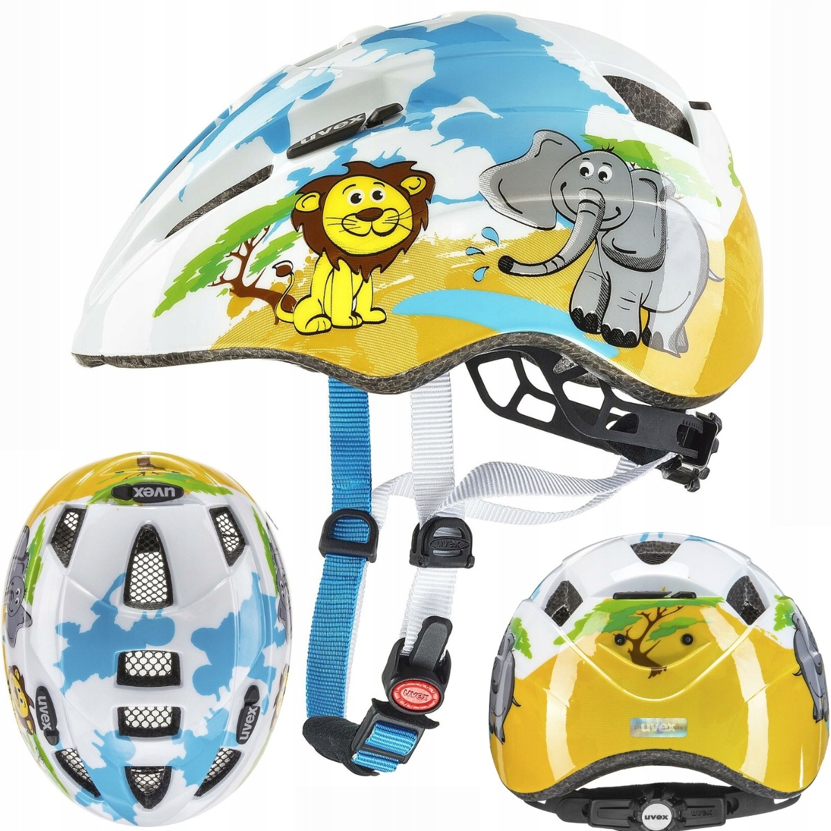 Uvex Kid 2 Desert Dětská přilba 46-52 cm Lehká na kolo Koloběžku Kolečkové brusle