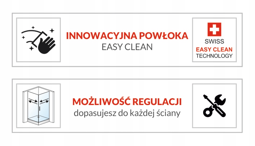 KABINA PRYSZNICOWA PRZESUWNA MS1000 SWISS 110x100 Typ bez brodzika