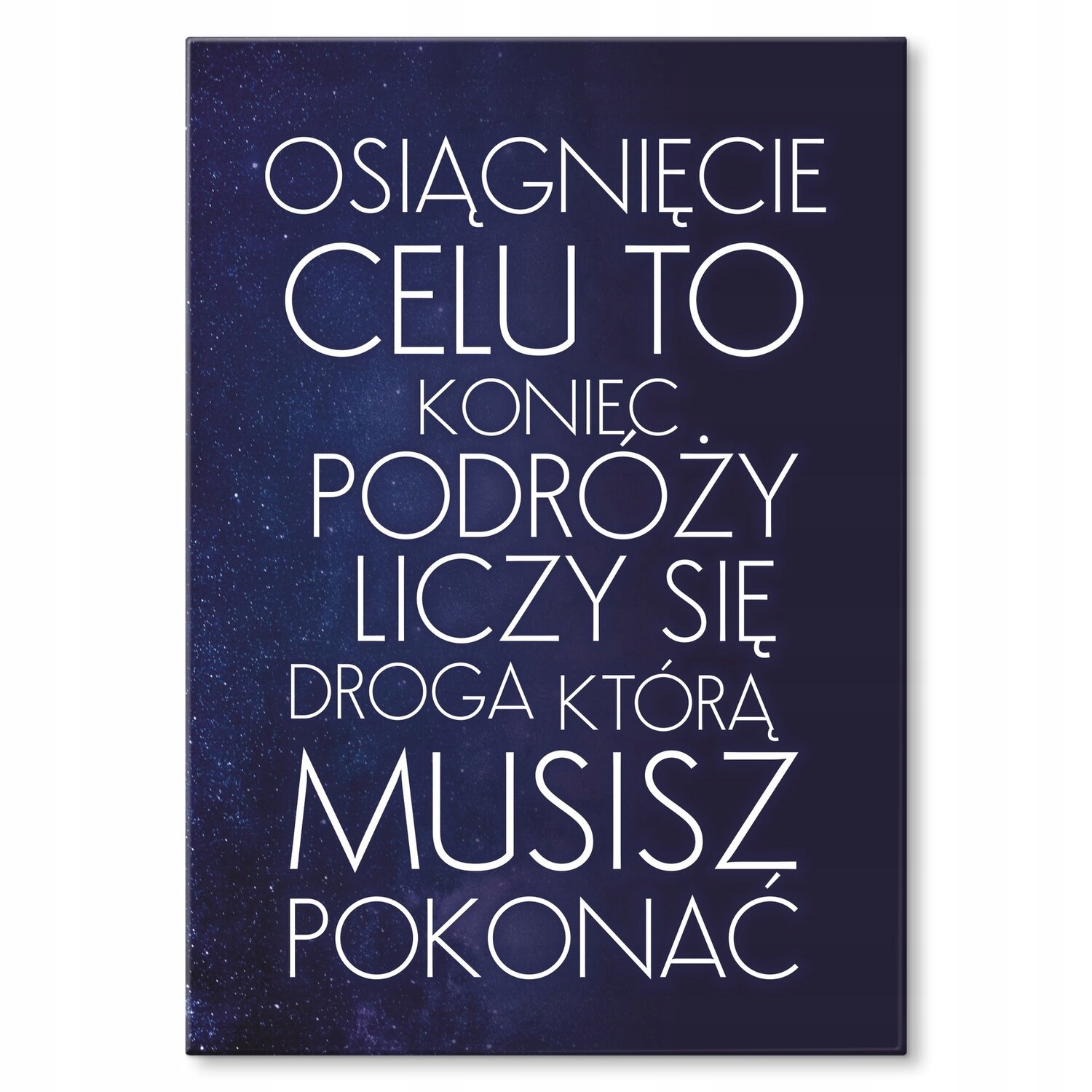 Kovový plakát pro dosažení cíle Šidítko Plech 42 x 59,4 cm Dárek