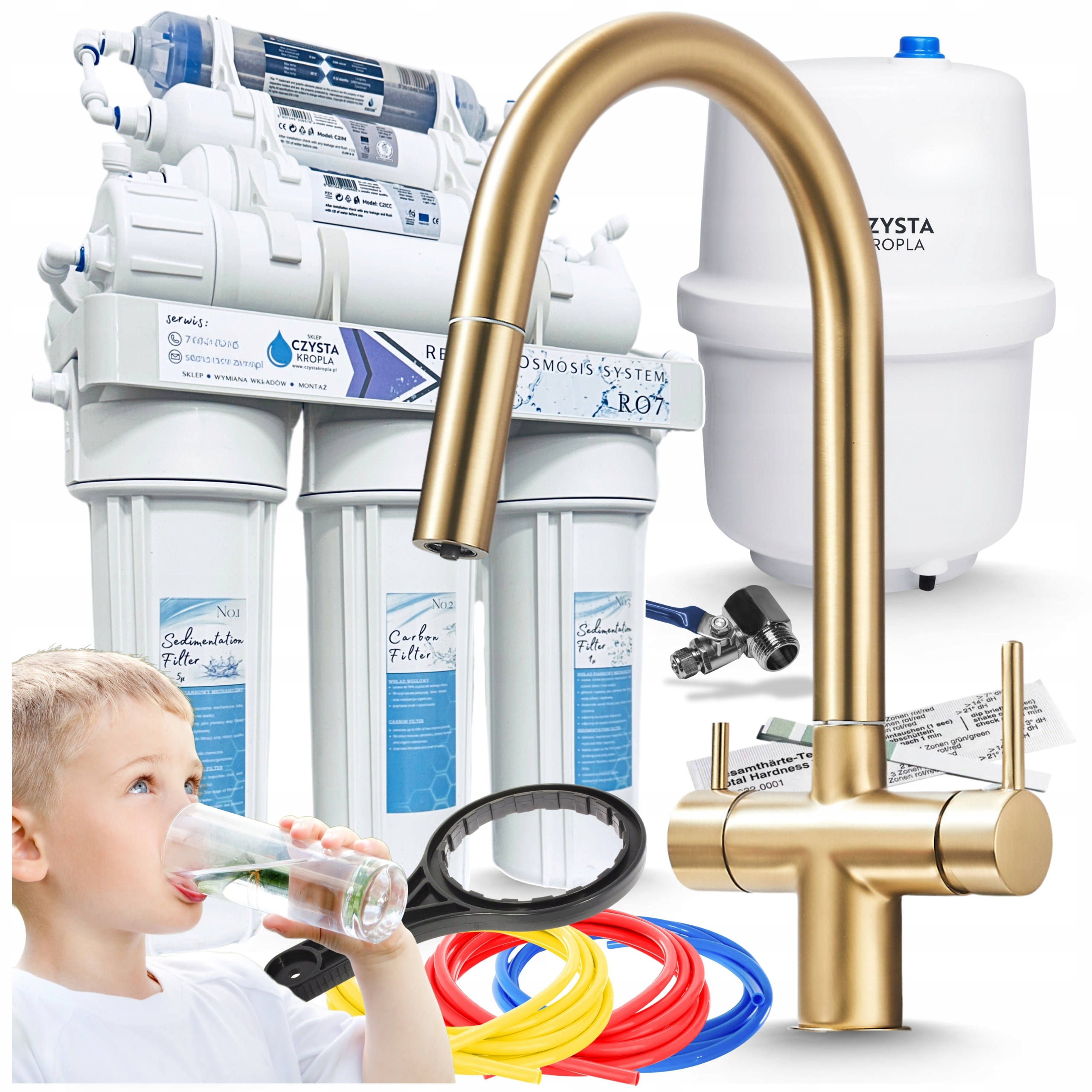 Filtračná stanica na zmäkčovanie úpravy pitnej vody Eco RO7 Vložka Zadarmo