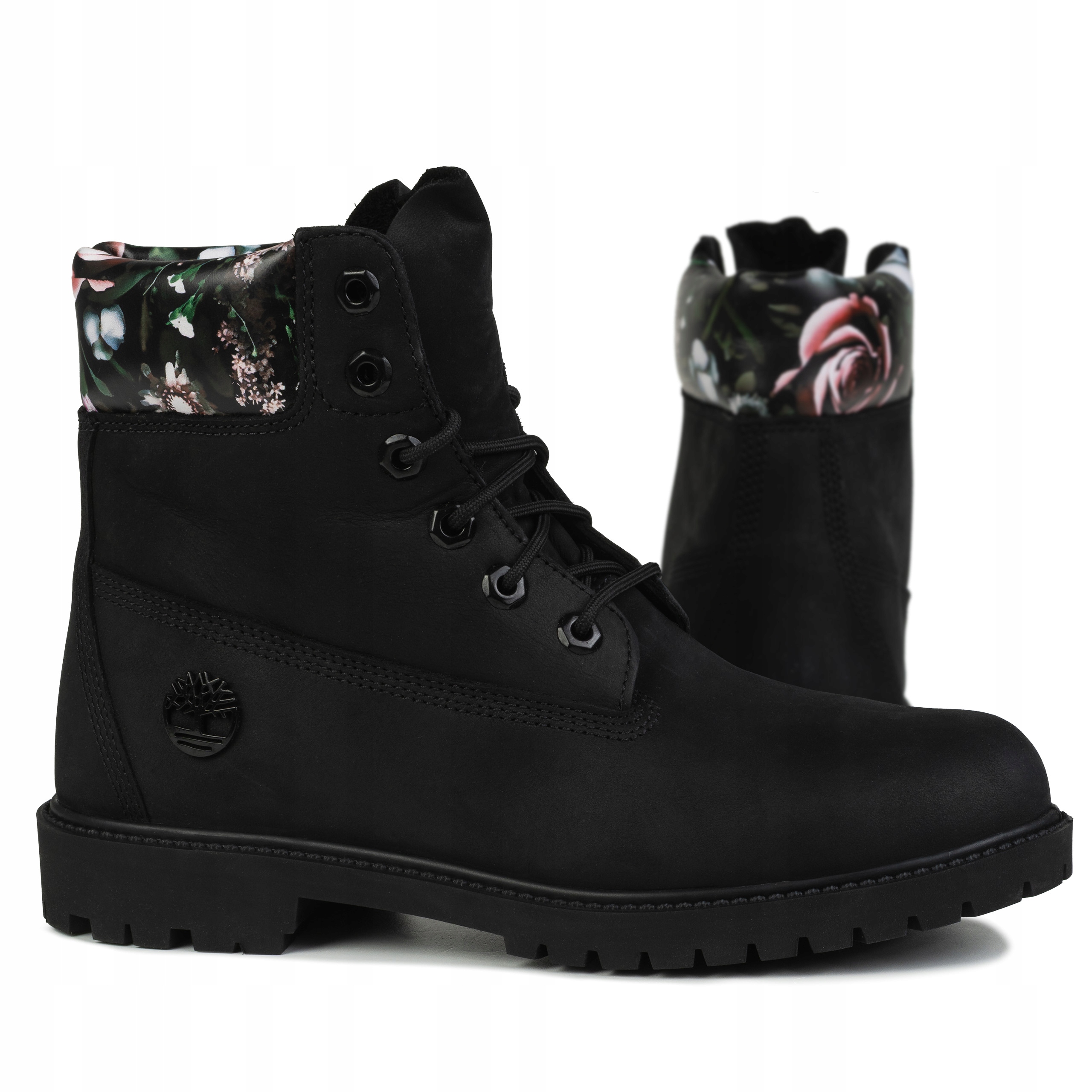 Dámské zimní boty Timberland Heritage 6 In Waterproof Boot Blk Nubuck W