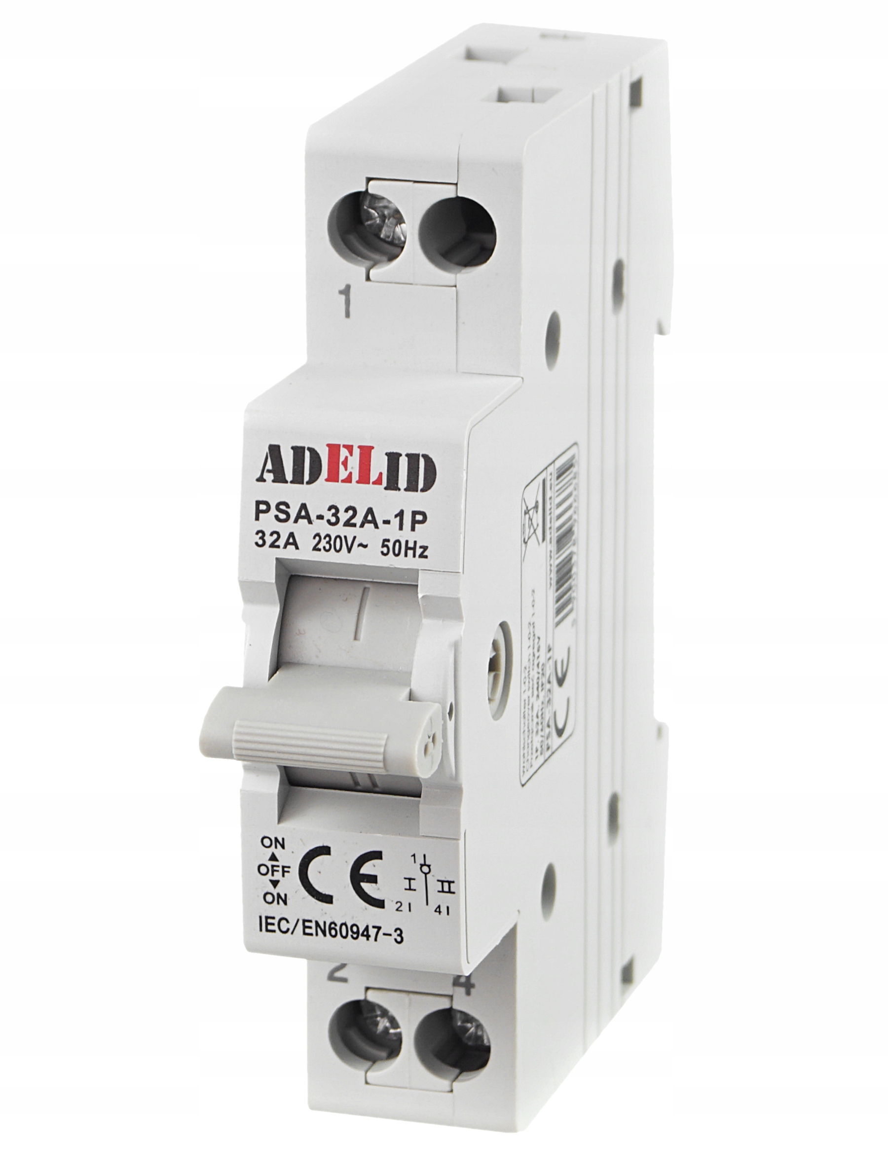 

Przełącznik Zasilania Sieć-agregat 1P 32A 1-0-2