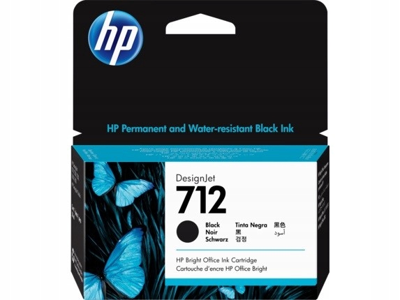 Hp Inc. Hp Ink 712 38 ml Black 3ED70A
