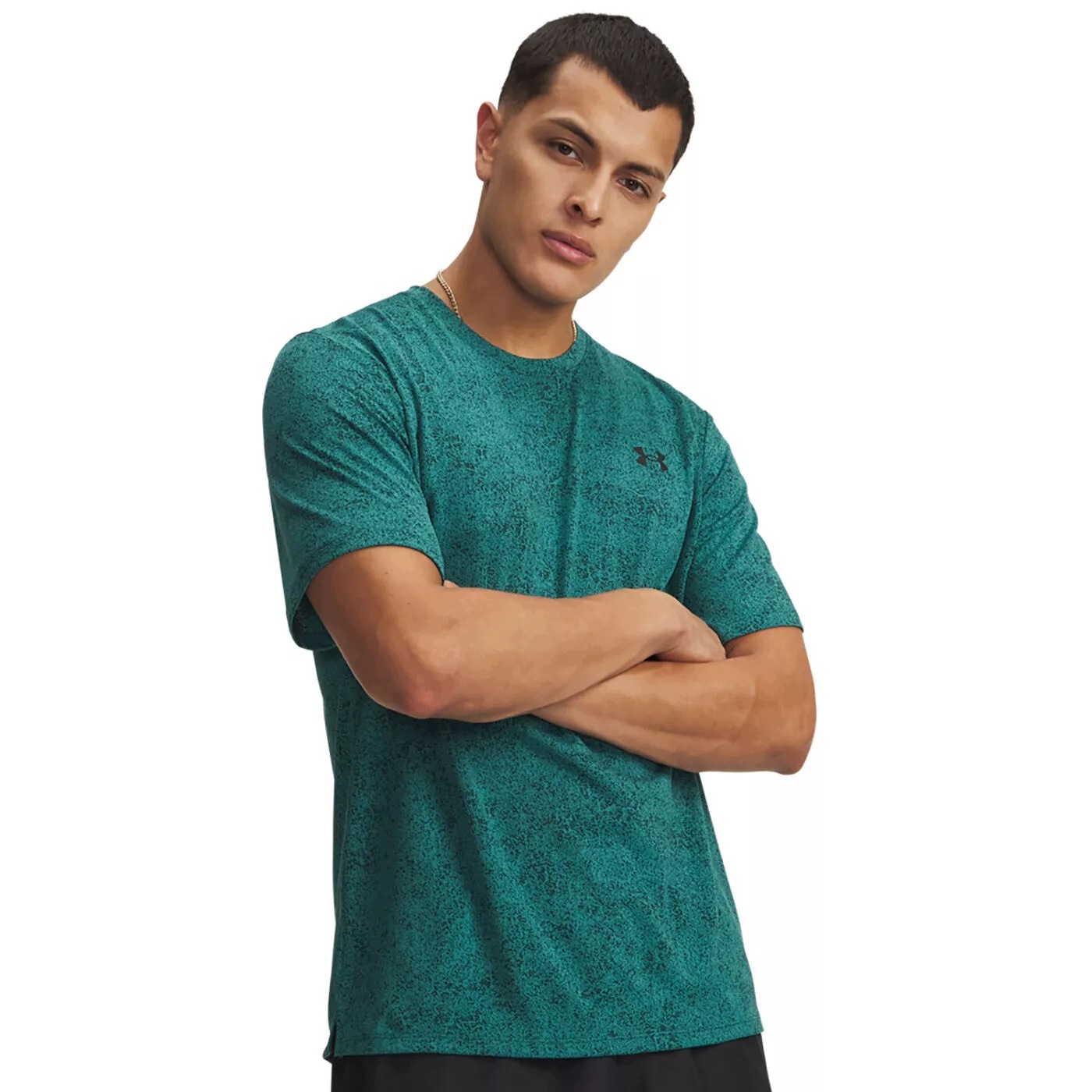 Under Armour Koszulka Treningowa Tech Tee Pixelate Rack Green r. S