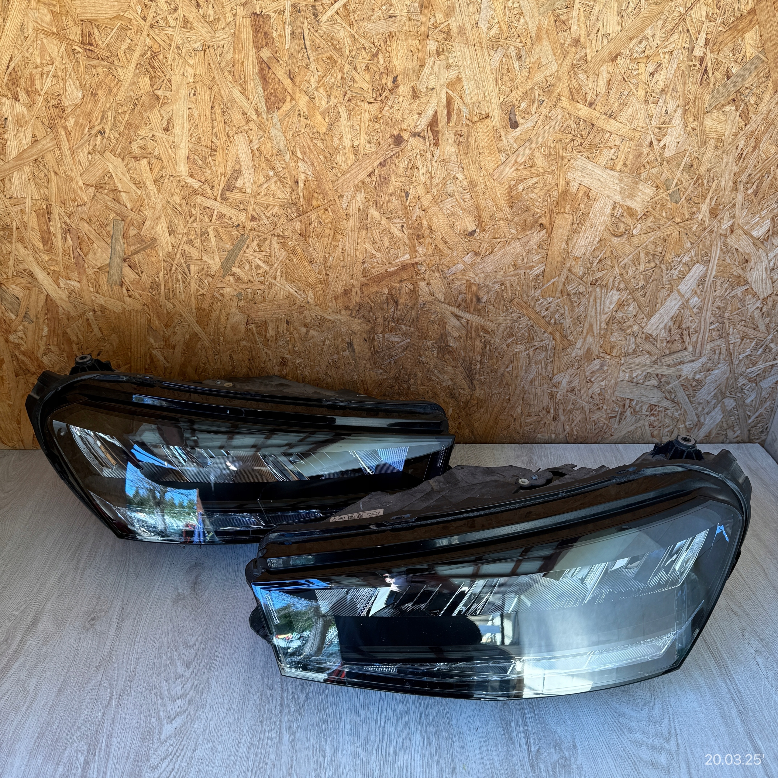 light left right lights front KOMPLET SKODA FABIA IV FULL LED 2022 ROK