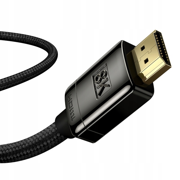 PRZEWÓD KABEL HDMI DO HDMI 2.1 BASEUS 8K 60Hz FULL HD UHD 3D 48GB 300cm Marka Baseus