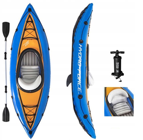 Nafukovací kajak Nafukovací Jednomístný Cove Champion Bestway Trvanlivý 275 cm