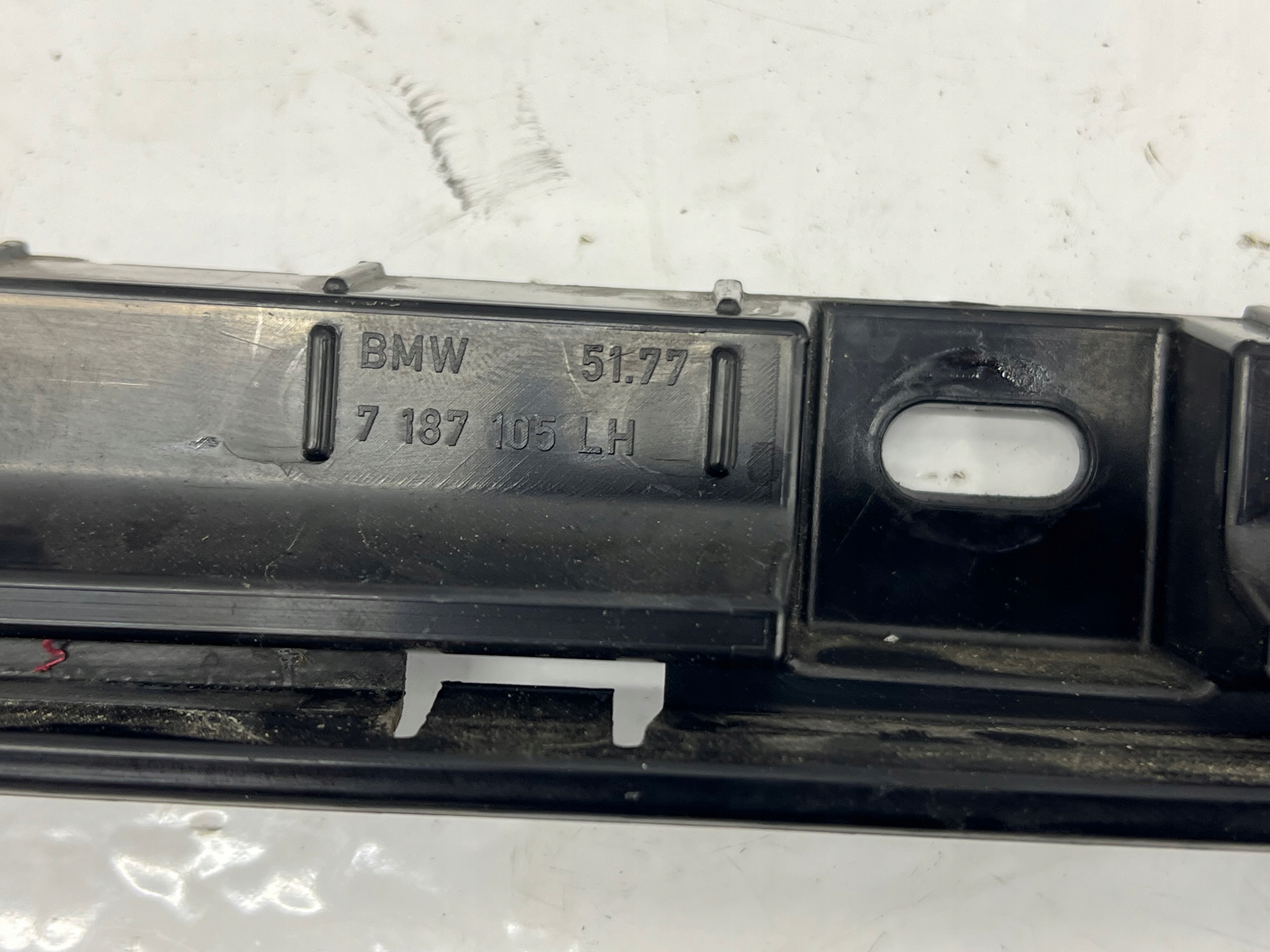 BMW F02 bracket console holder support of the threshold left side 7187105