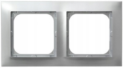 OSPEL IMPRESJA ramka podwójna srebrna