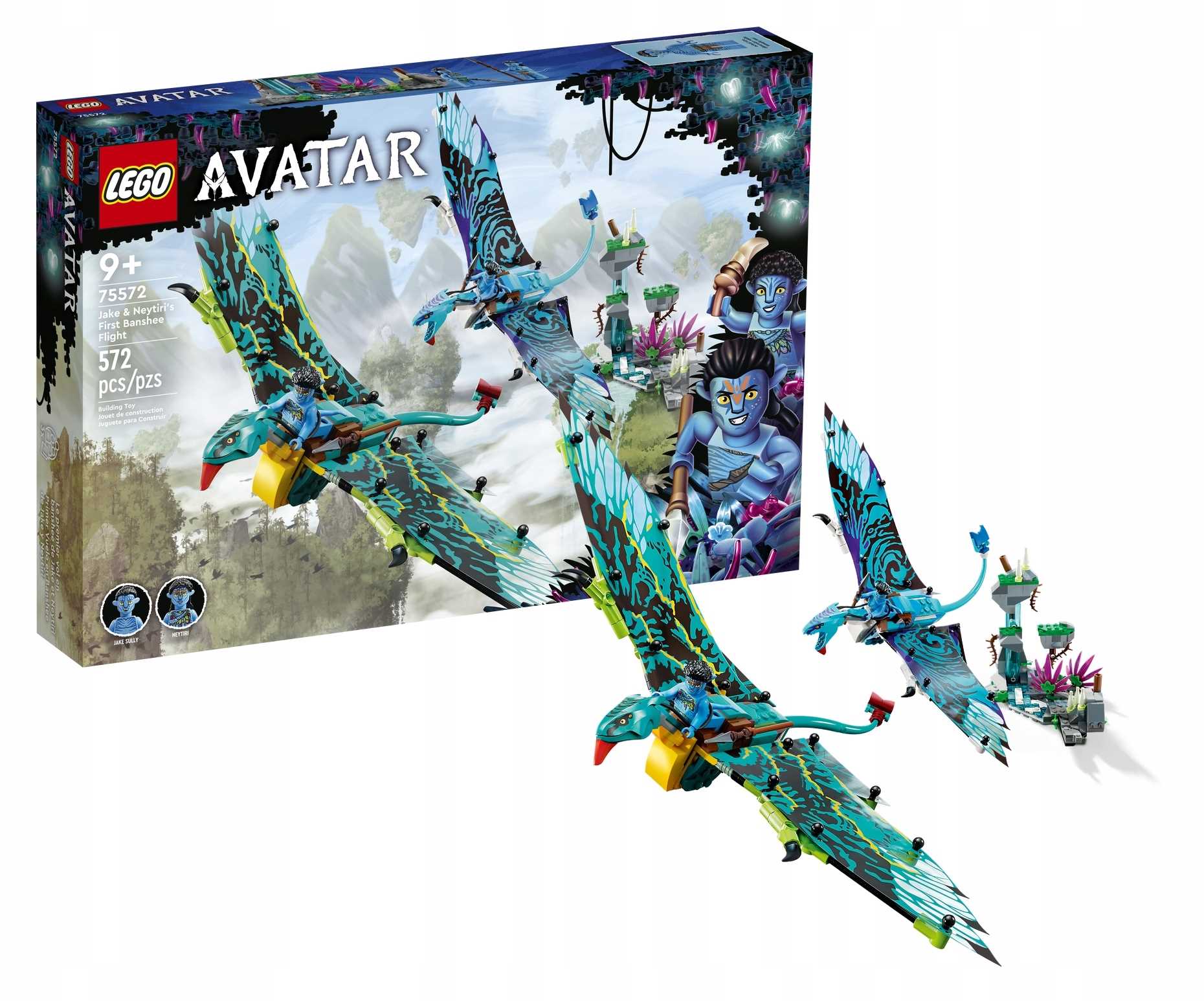 stavebnice Lego Avatar První let na moři Jakea a Neytiri 572 dílků