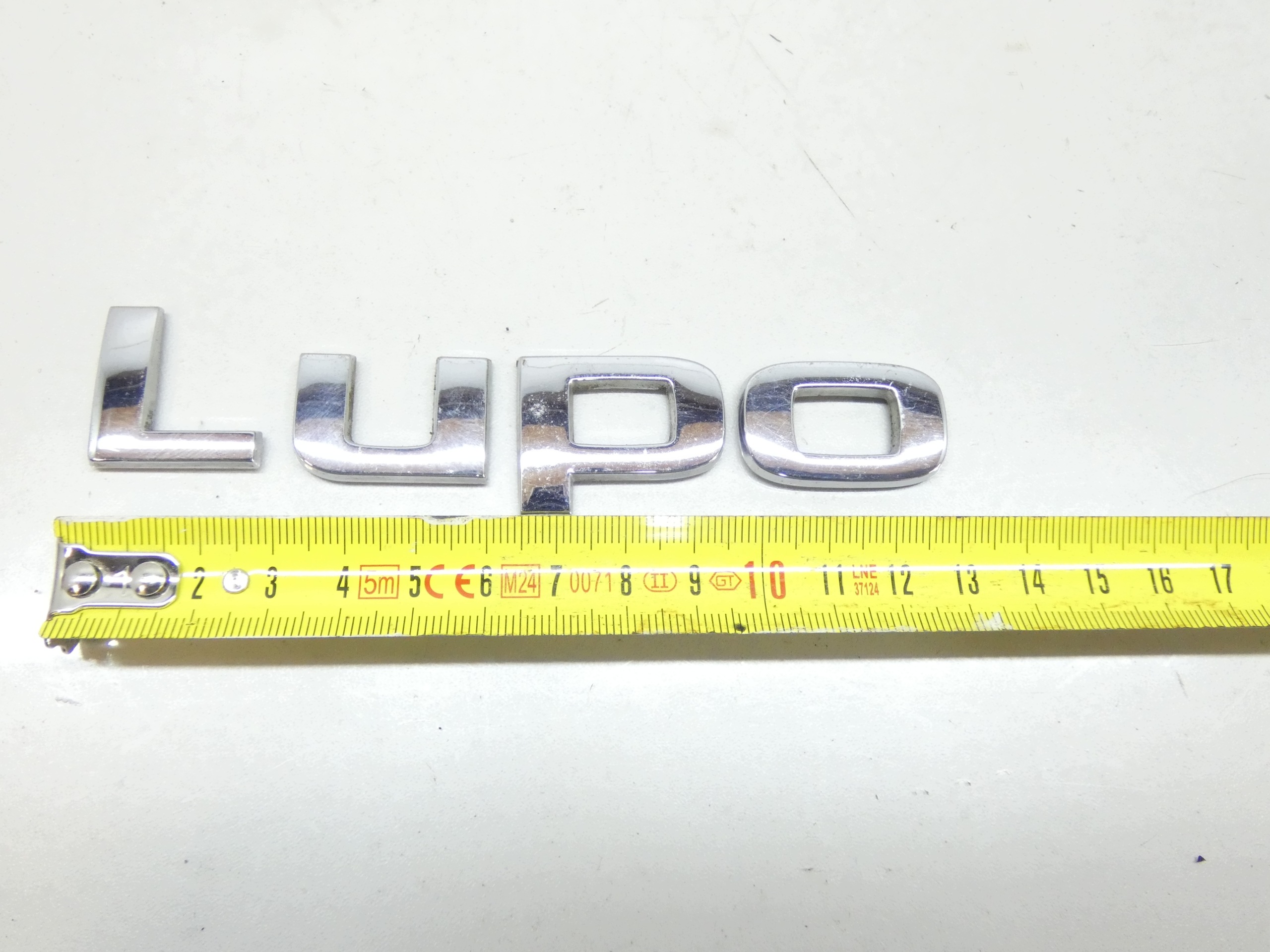 EMBLEMAT NAPIS LOGO bonnet boot VW LUPO 98-05