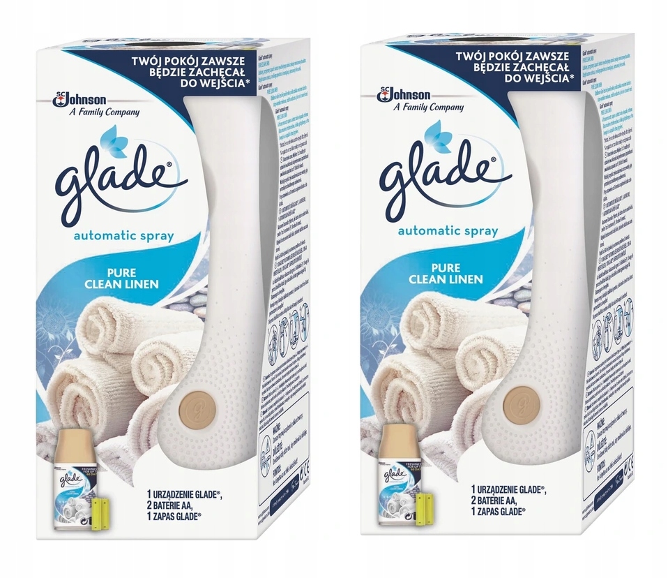 

Odświeżacz Powietrza Glade Pure Clean 269 ml x 2
