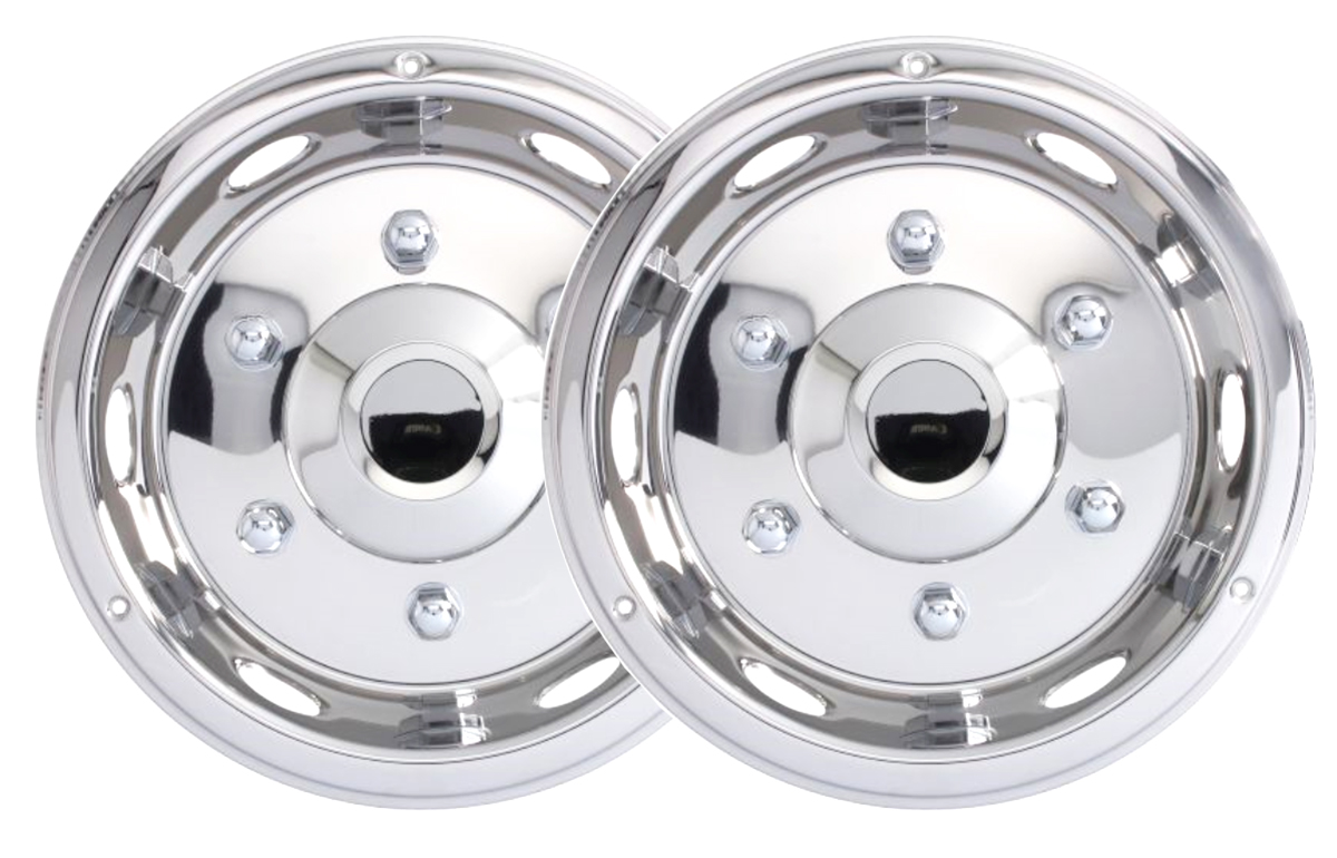 КОЛЕСНЫЙ КОЛПАК 17.5 ИЗ НЕРЖАВЕЮЩЕЙ СТАЛИ TIR BUS FARM 2X