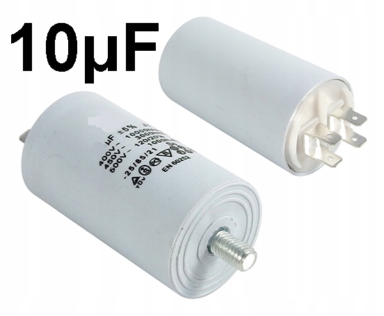 

Kondensator rozruchowy do silnika 10uF 450V