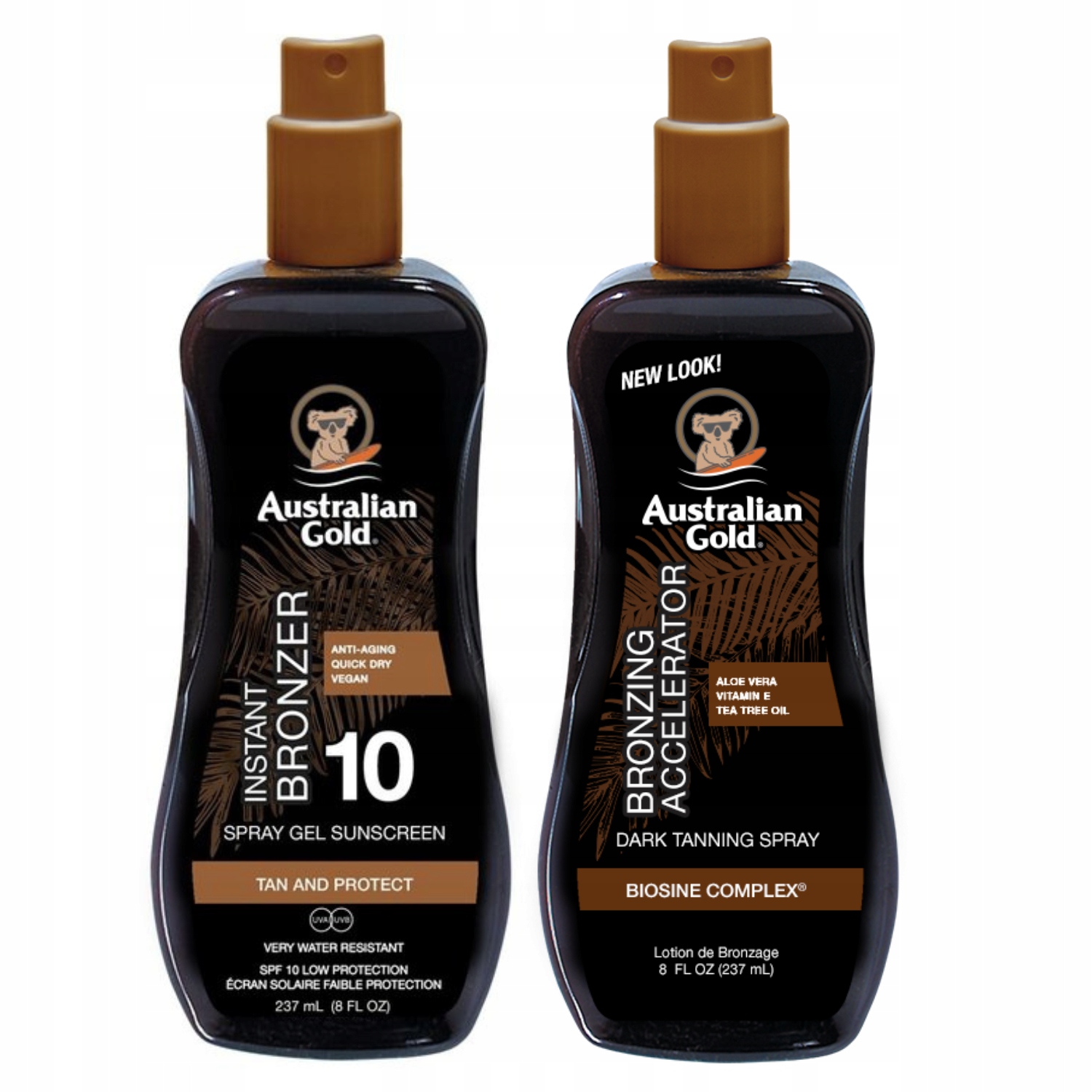 Australian Gold bronzer ve spreji SPF10 opalovací přípravek