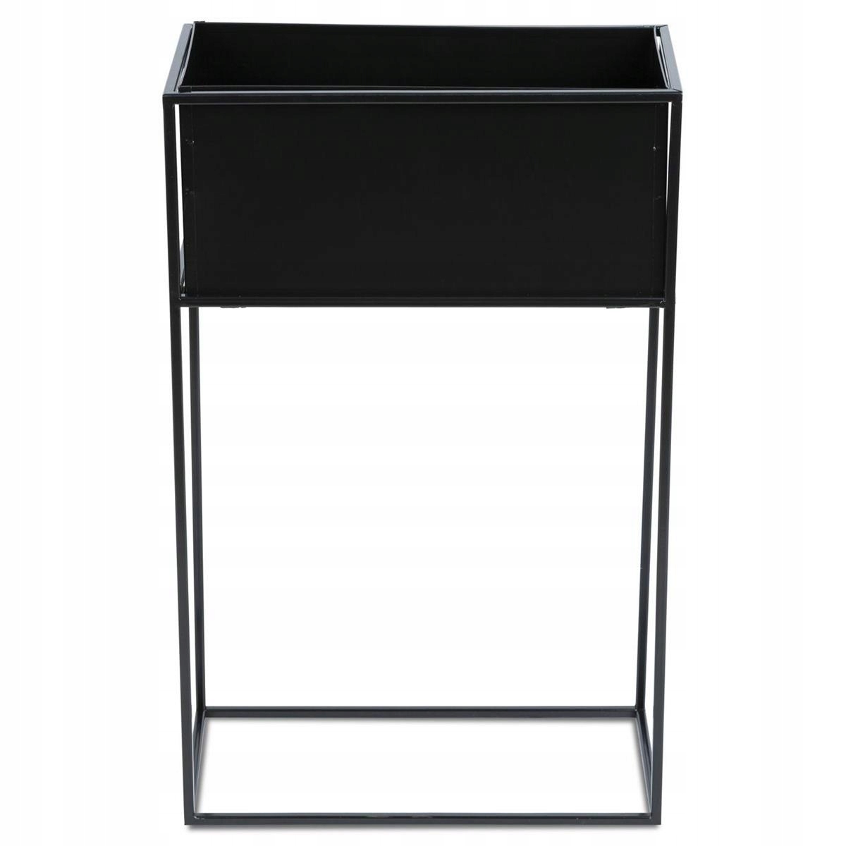 Držák Na Květináč stojící, černý, 70 cm, pergola Loft