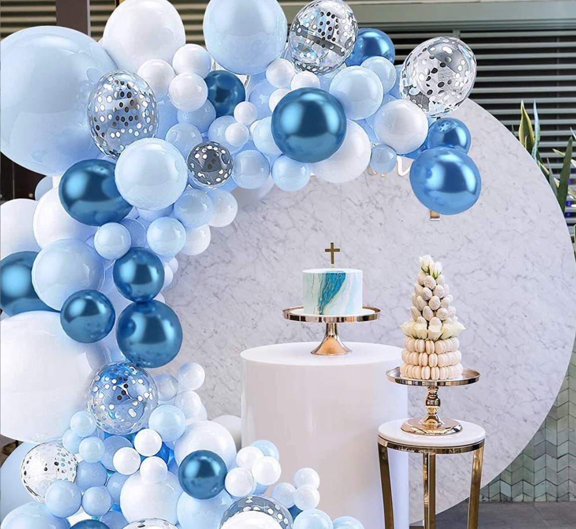 Balony niebieskie BABY SHOWER boy roczek dekor 10 Marka Perfect
