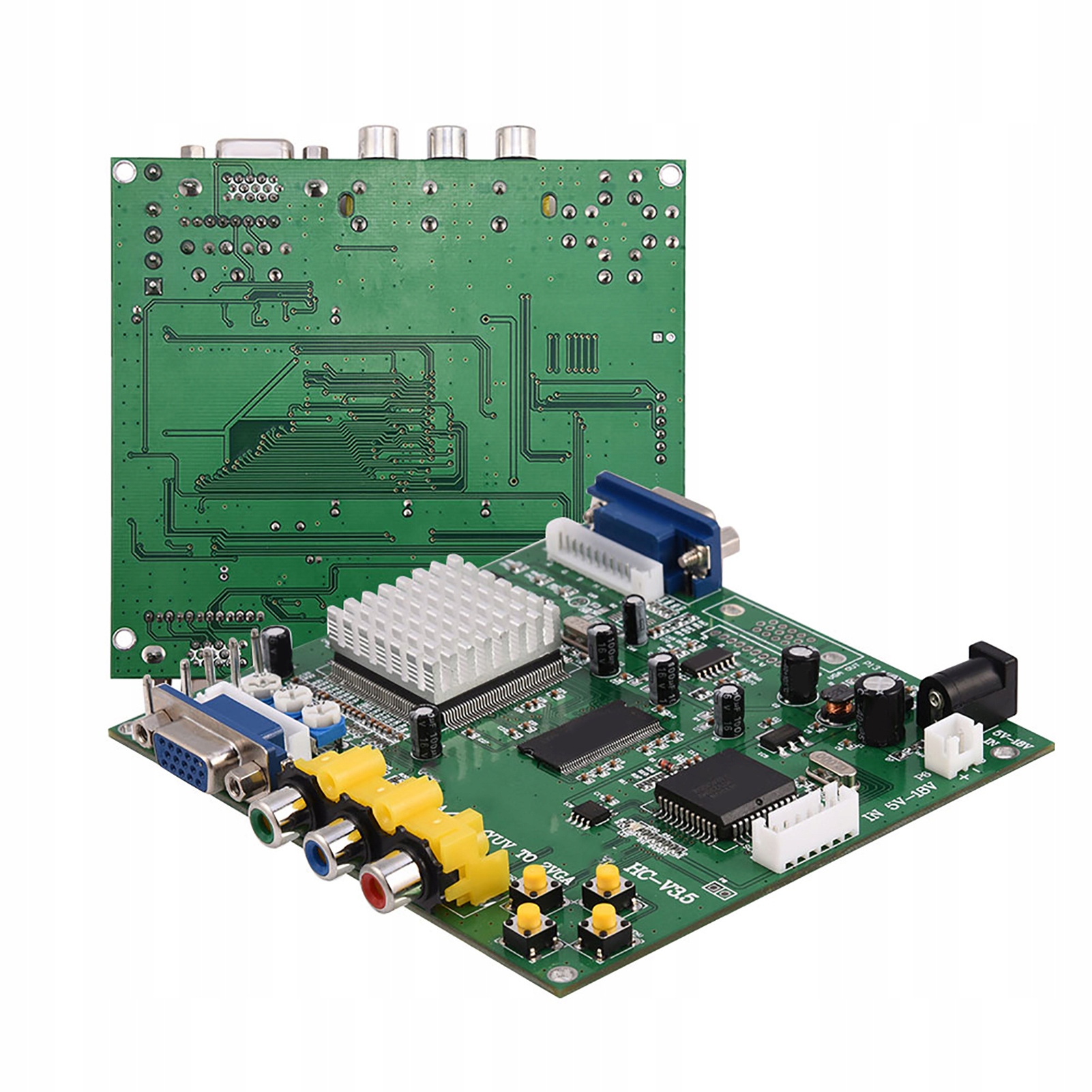 Cga/ega/yuv/rgb Do Vga Arkádová Hra Konvertor Pro Crt LCD Pdp Monitor