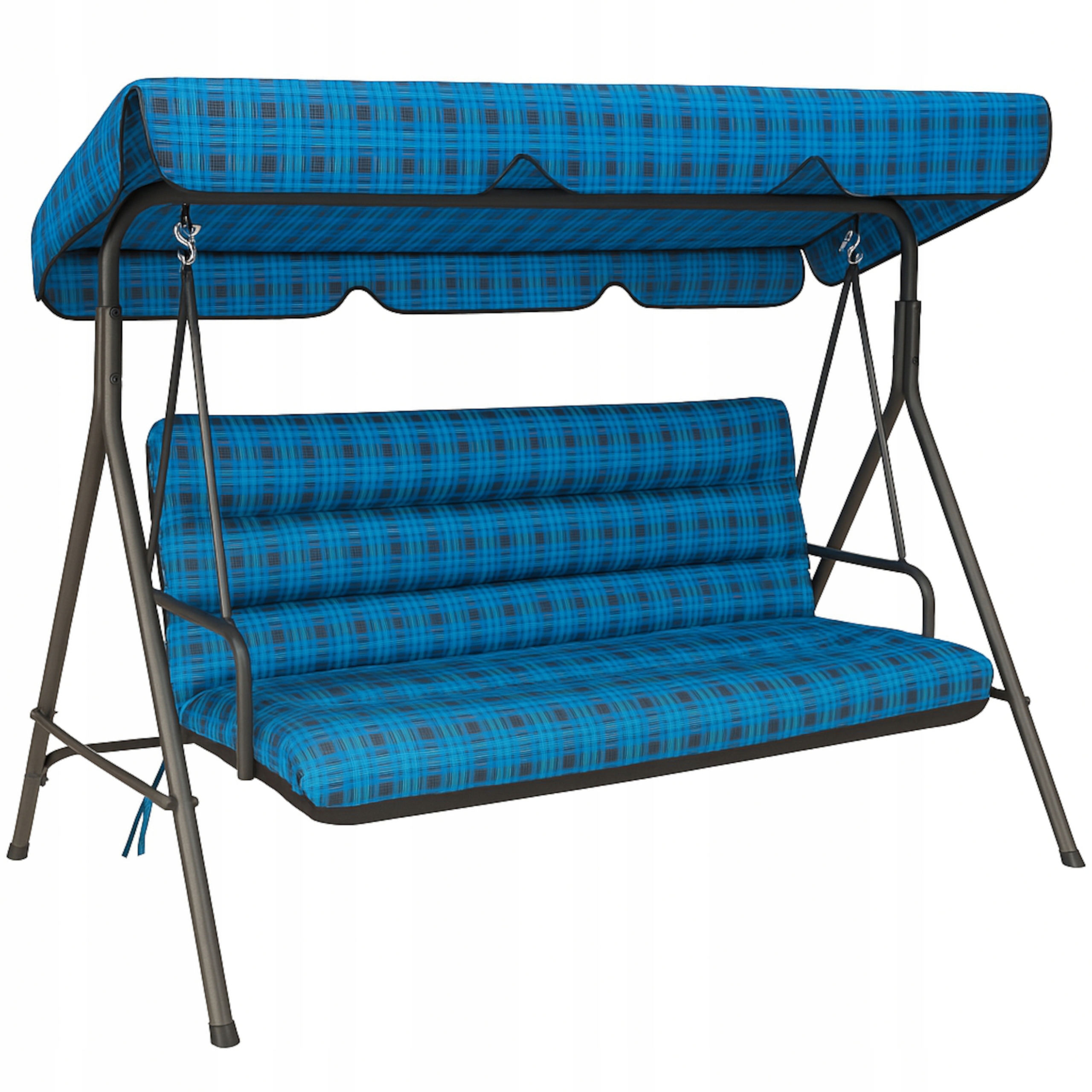 Poduška na hojdačku alebo záhradnú lavičku, hrubá vodotesná poduška 180 cm