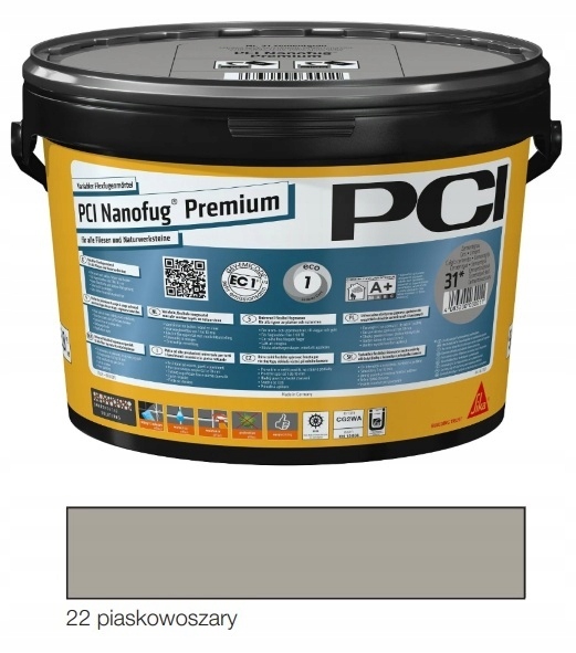 Pci Nanofug Premium 5kg pískově šedá spárovací hmota č.