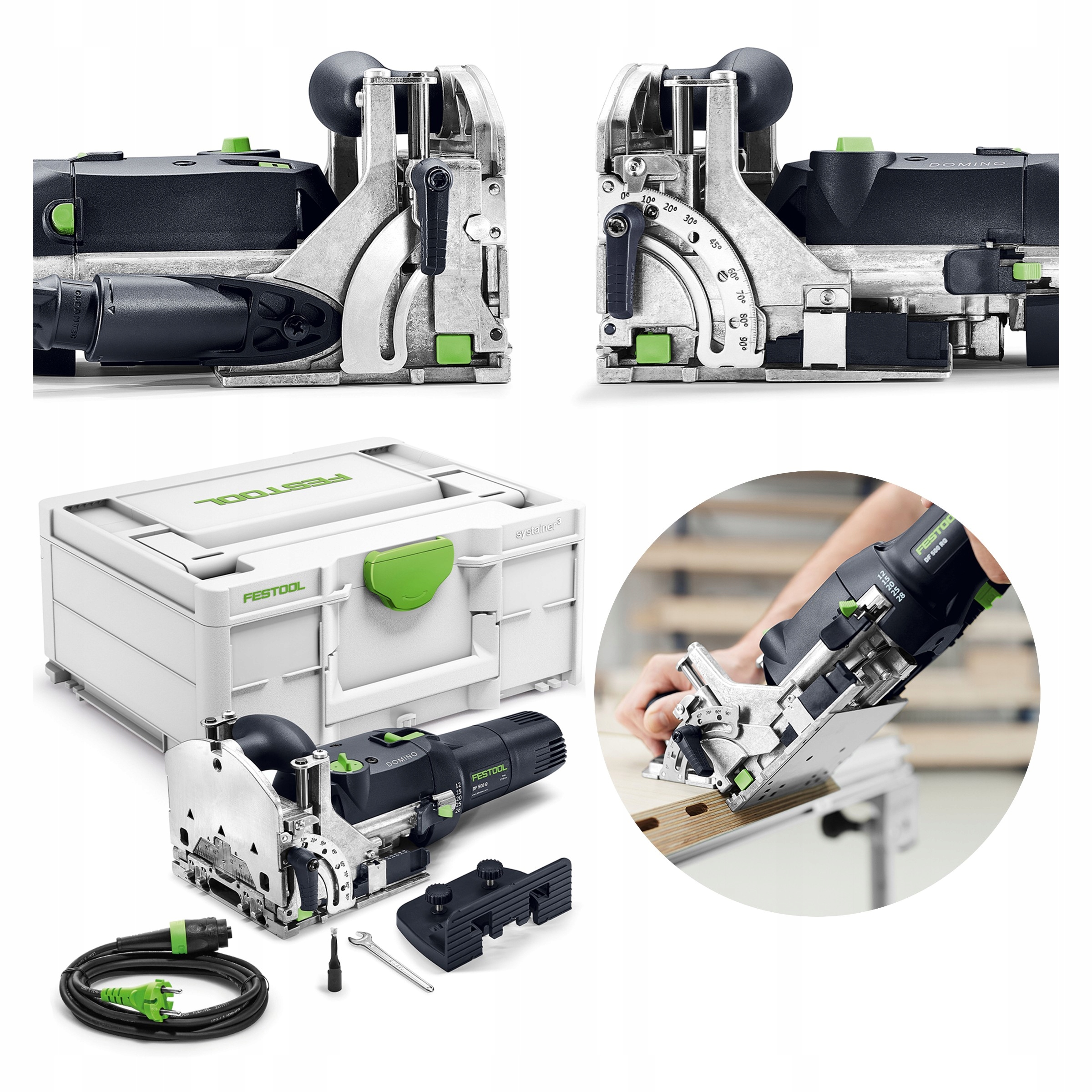 Frezarka Domino Festool Df 500 Qset 578462 do łączenia drewna precyzyjna