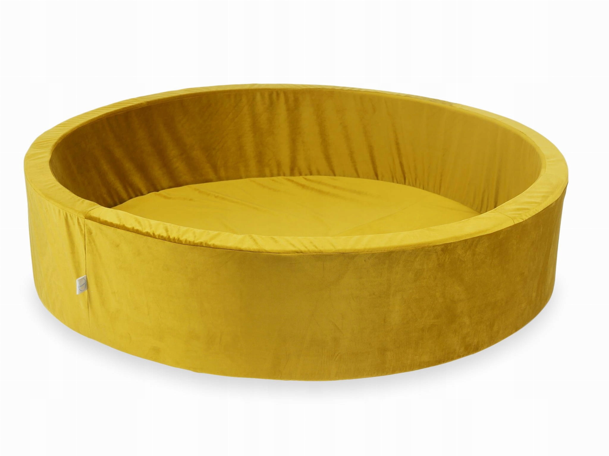 Suchy basen bez piłeczek 130x30 Velvet złoty