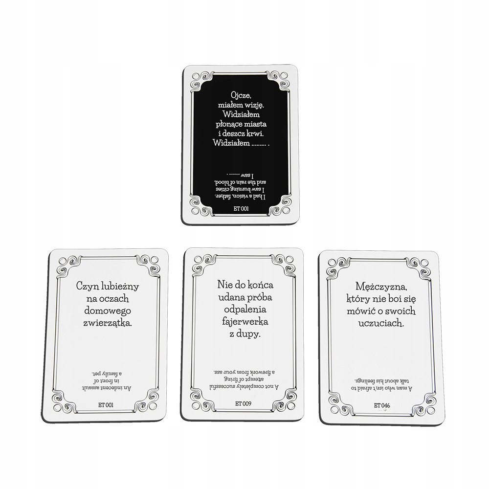 Karty Dżentelmenów 3 Gra W Karty dla Dorosłych Karcianka Integracyjna