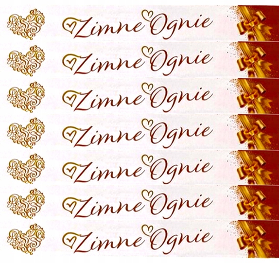 DŁUGIE ZIMNE OGNIE WESELNE 70cm 120 sztuk Stan opakowania oryginalne