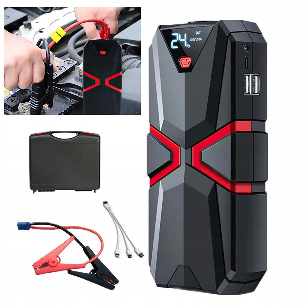 Urządzenie do Rozruchu samochodu 8000 mAh Powerbank Samochodowy