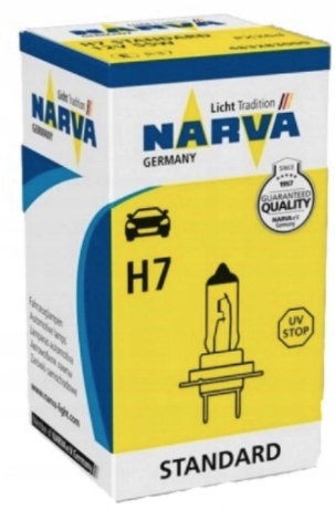 

Narva żarówka H7 12V 55W PX26d 1 sztuka