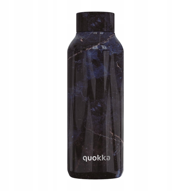 Quokka Solid Butelka termiczna ze stali nierdzewnej 510 ml (Black Marble)