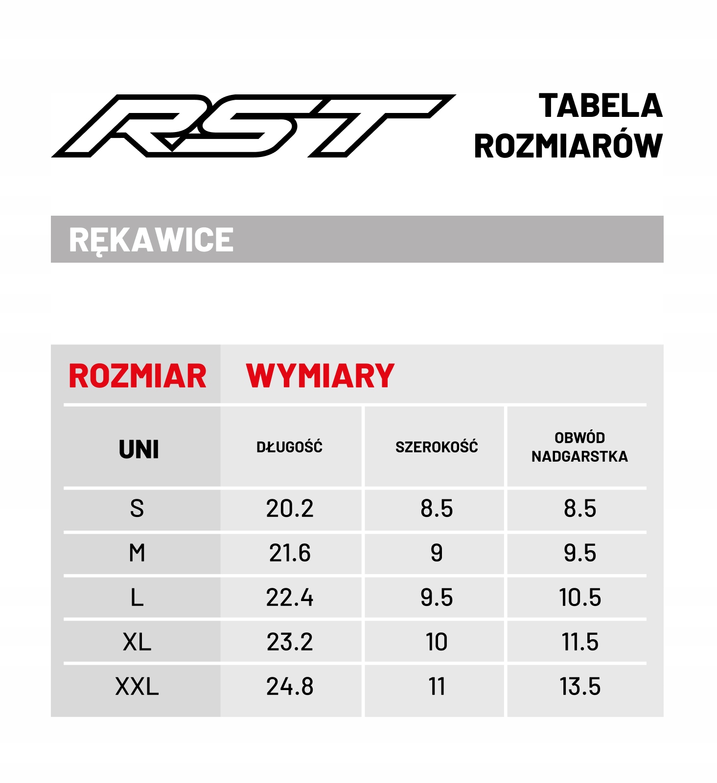 Rękawice motocyklowe RST Tractech Evo 4 roz.M Model Tractech Evo 4