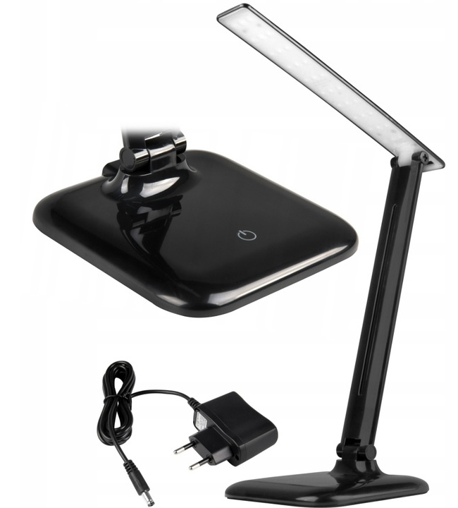 Stolní Kreslicí Led Stolní Lampa 9W Černá, Nastavitelná, Noční