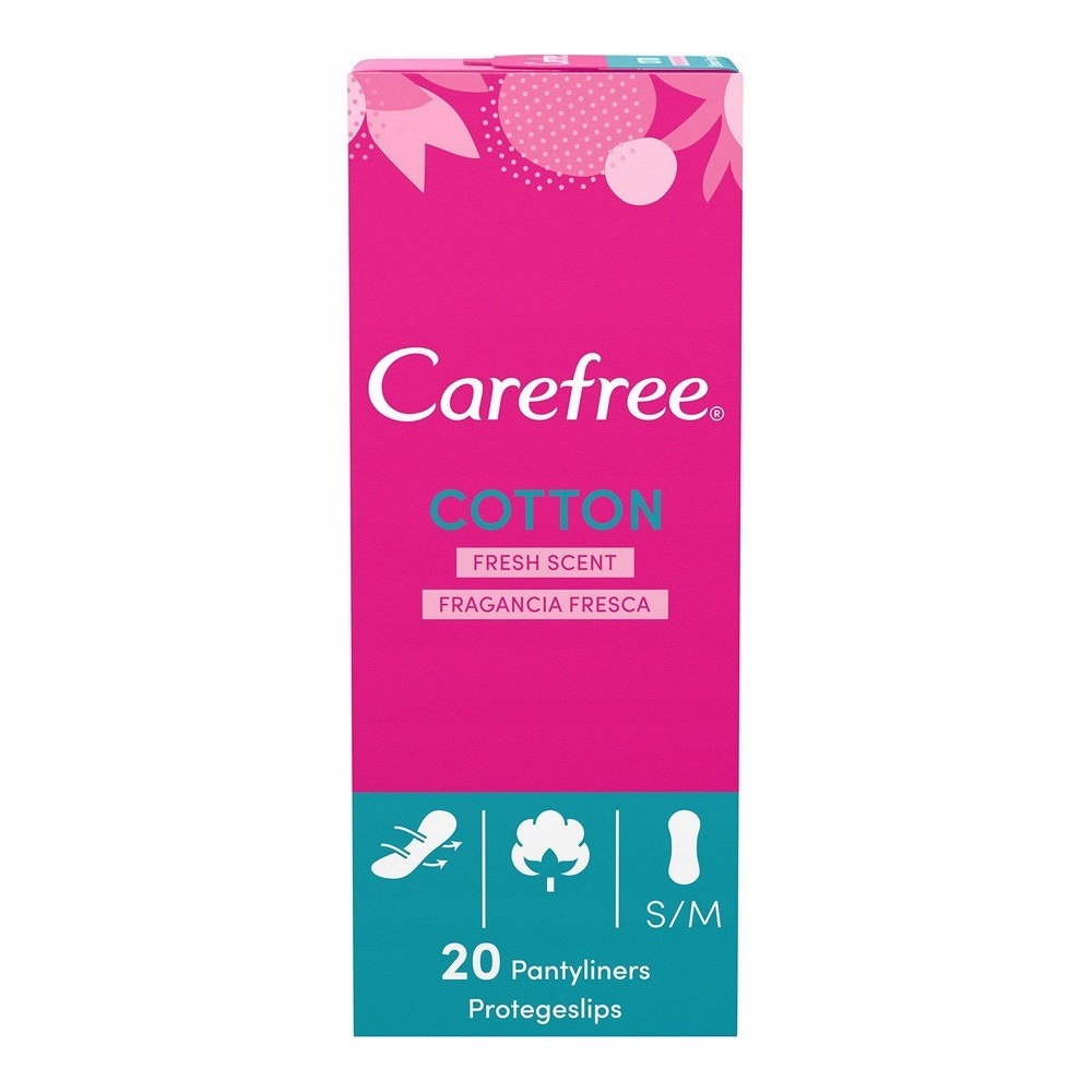 

Carefree Cotton Feel Wkładki Higieniczne 20 Sztuk