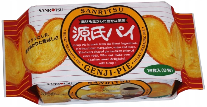 

Japońskie kruche ciastka Genji Pie 16 szt., 168g