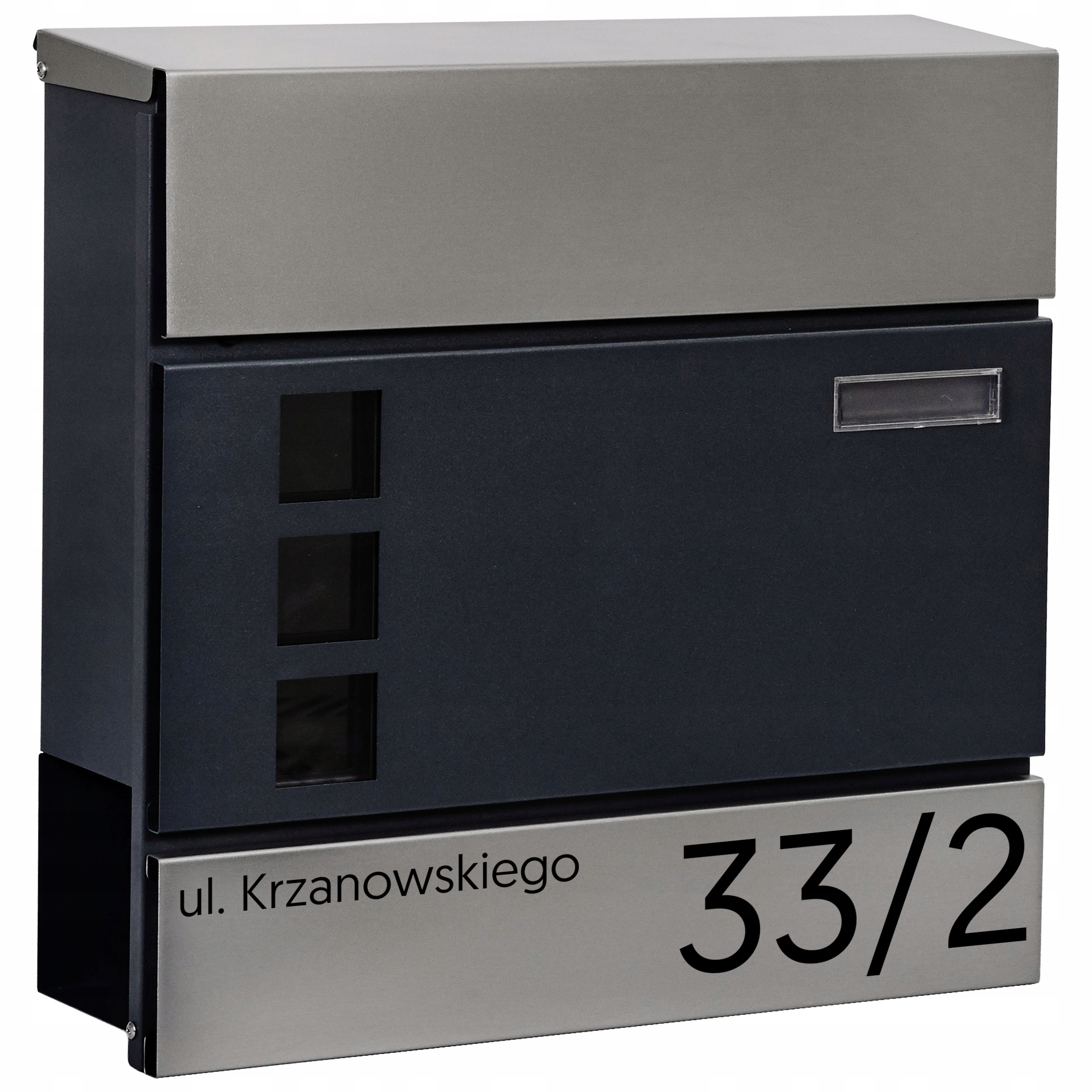 SKRZYNKA NA POCZTĘ I GAZETY MTEC SIMPLE + NAPIS