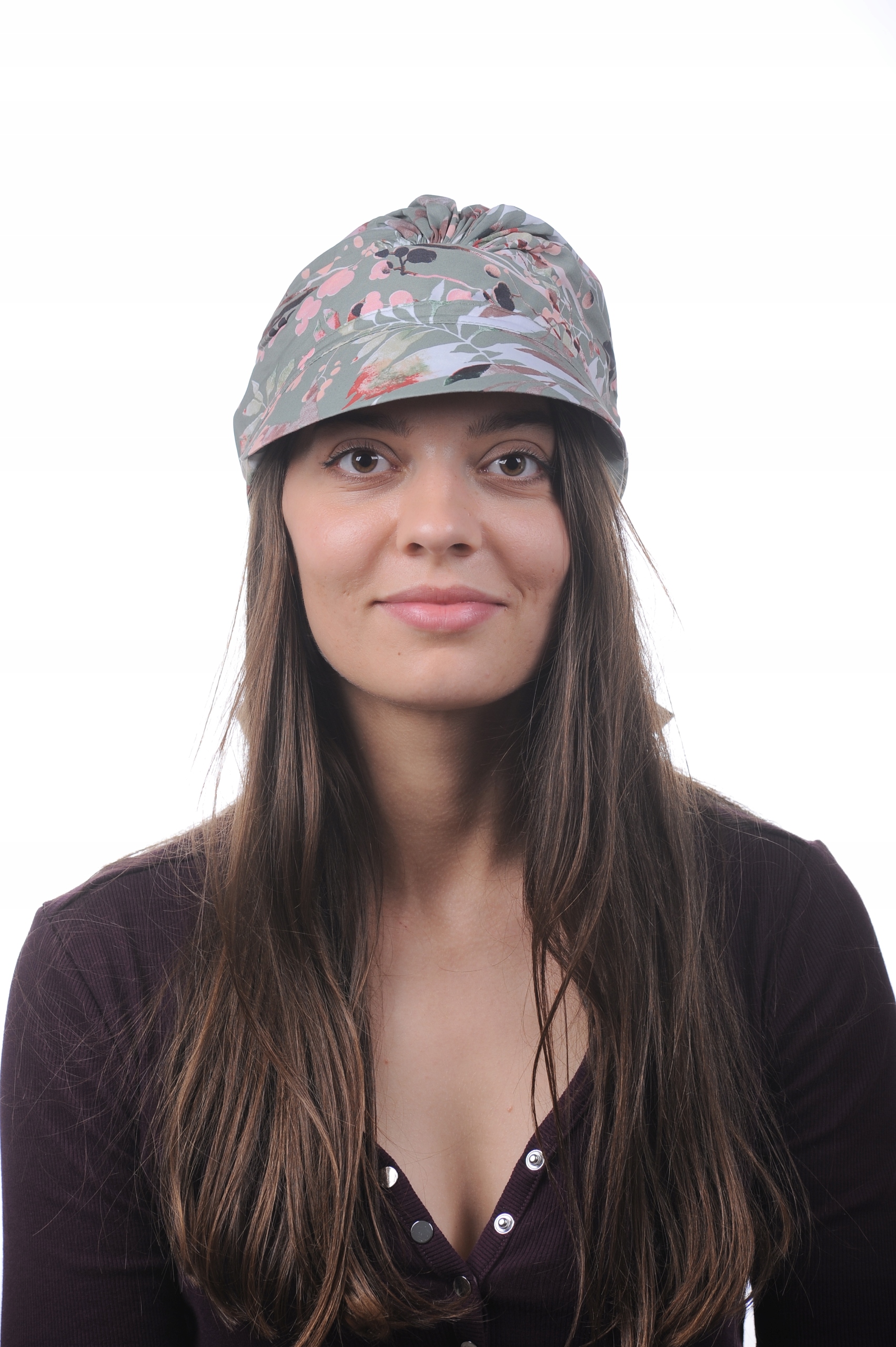 

Turban Tess z daszkiem B-304 chusty Eva Design