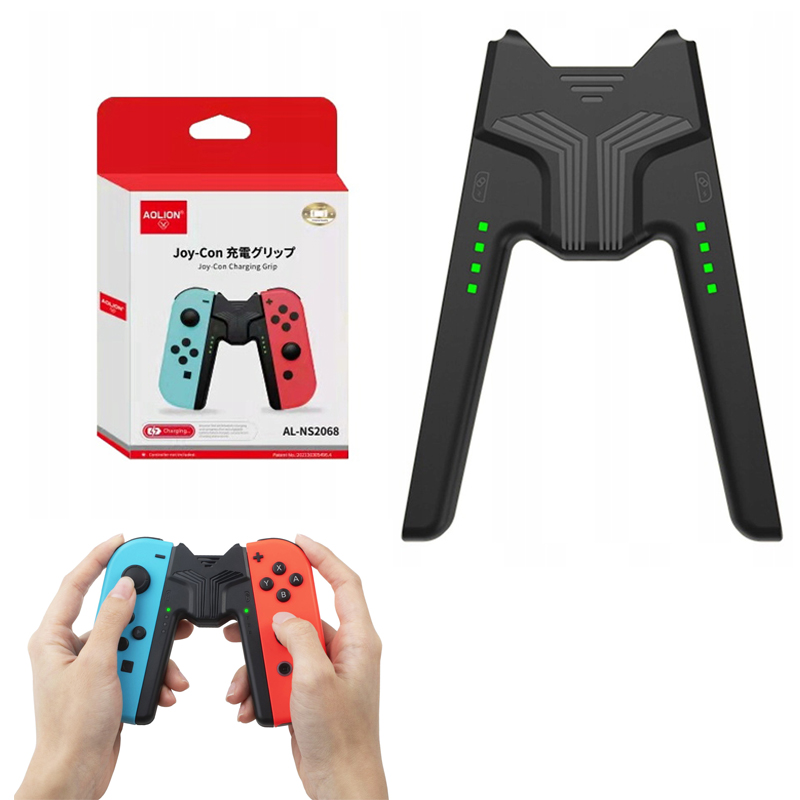 

Grip Ładowarka Uchwyt Do Nintendo Switch Oled Pad