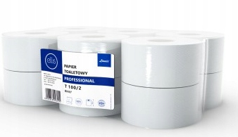 

Papier toaletowy 2w Jumbo 12 rolek biały