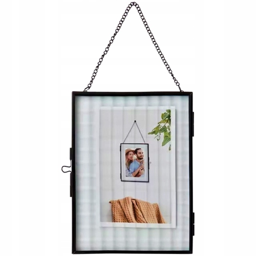 

Wisząca Szklana Ramka na jedno zdjęcie