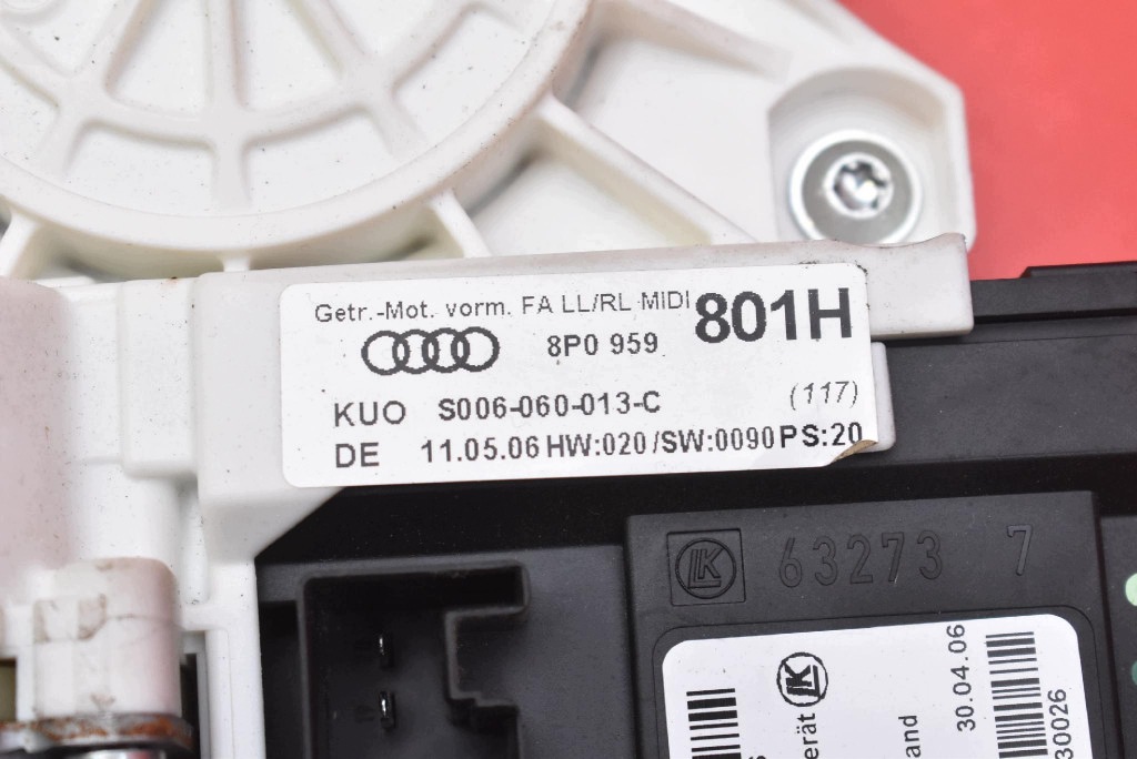 window regulator left front EU 8P0959801H AUDI A3 8P 3D LIFT 04-08