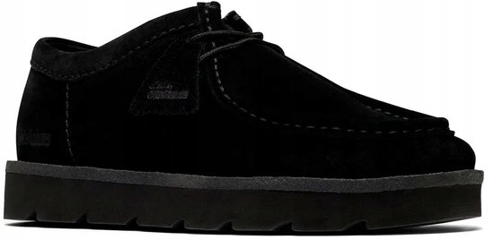 Polobotky Clarks Originals Meare Walla černá nubuková barva R42