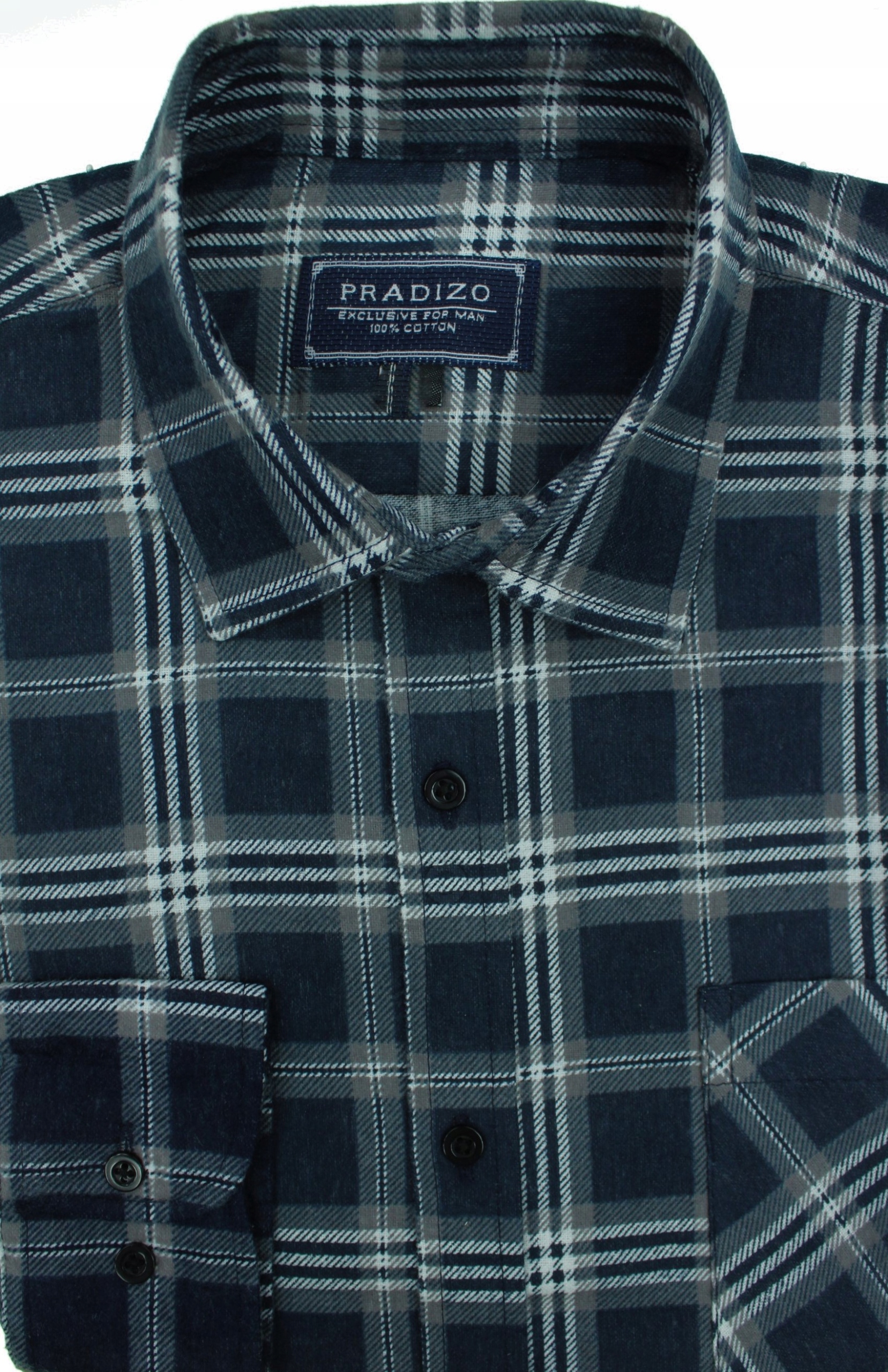 

Koszula Flanelowa Męska Flanela W Kratę XL KF95