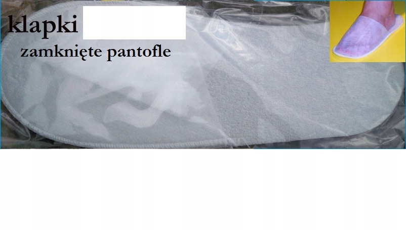 

slay pantofle 10 par klapki kosmetyczne włókninowe