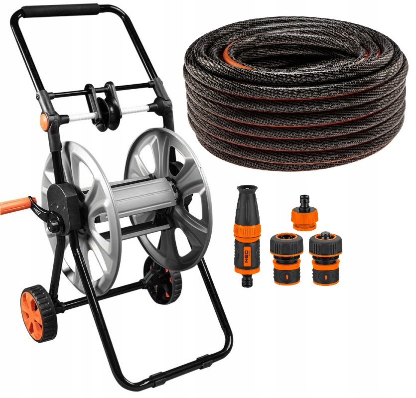 Neo Záhradná Hadica 3/4" x 30M 6-VRSTVOVÁ Spojky Vozík